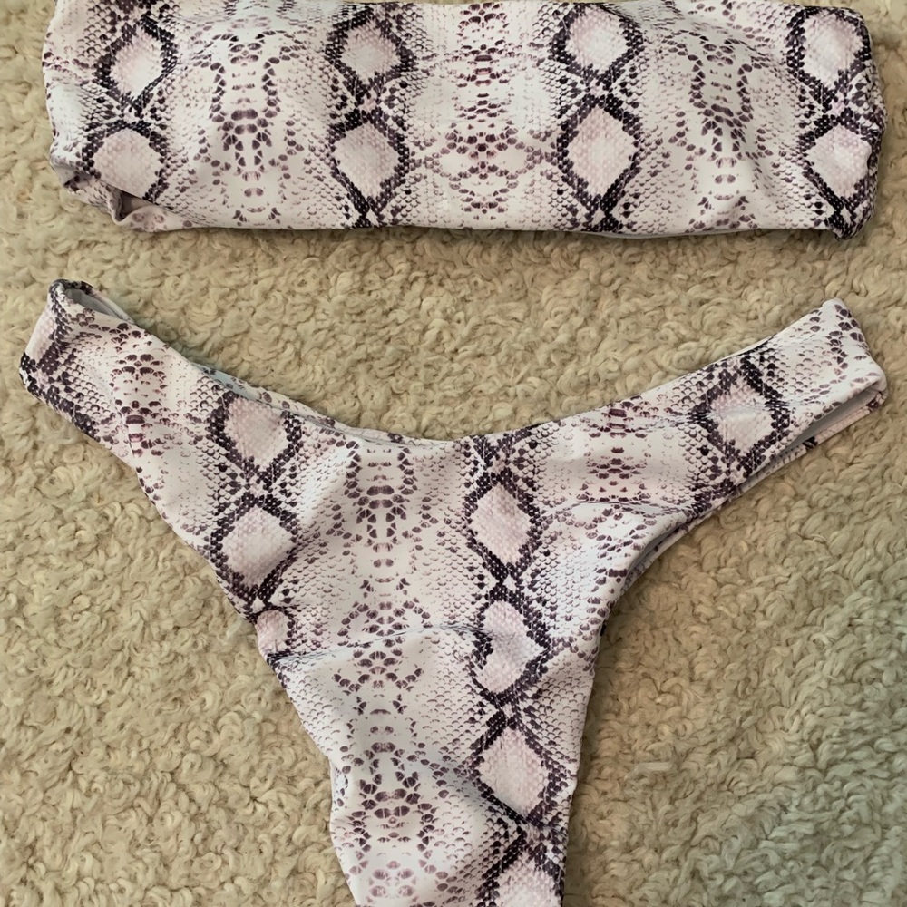 Snake skin two piece